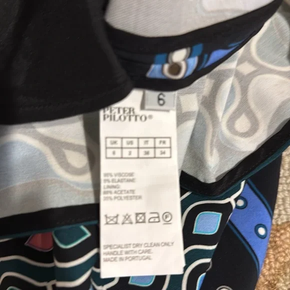 Peter Pilotto geometric long sleeve dress Size 6 - Picture 6 of 6